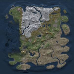 Thumbnail Rust Map: Procedural Map, Size: 4250, Seed: 1385662504, 16 Monuments