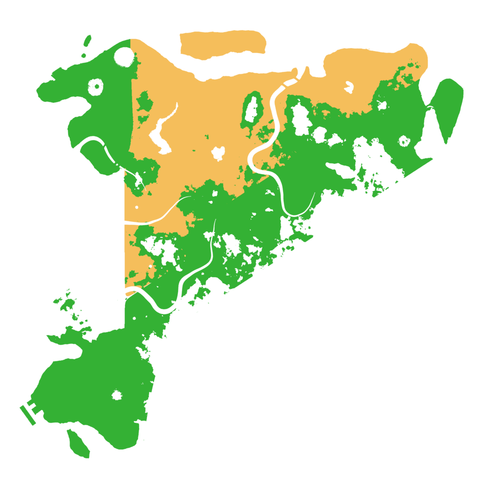 Biome Rust Map: Procedural Map, Size: 4500, Seed: 1012562141