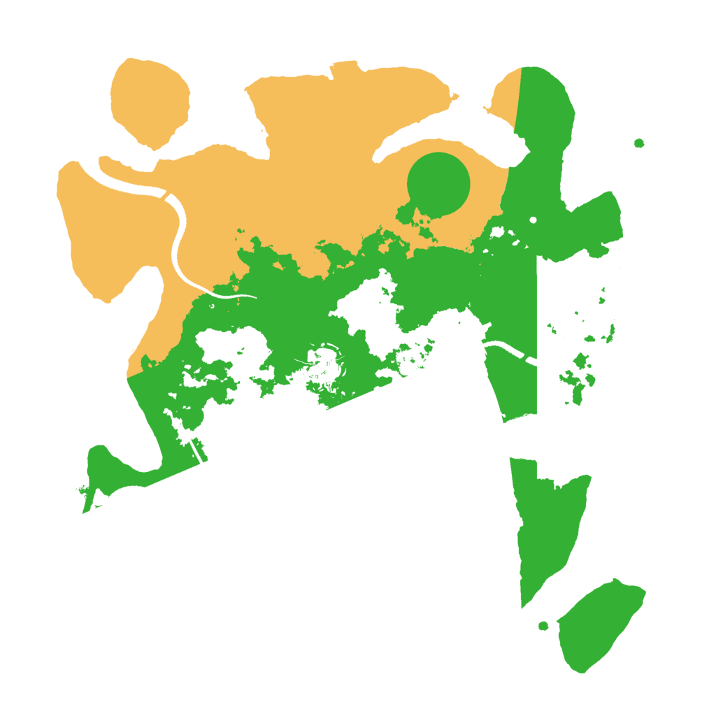 Biome Rust Map: Procedural Map, Size: 3000, Seed: 1178