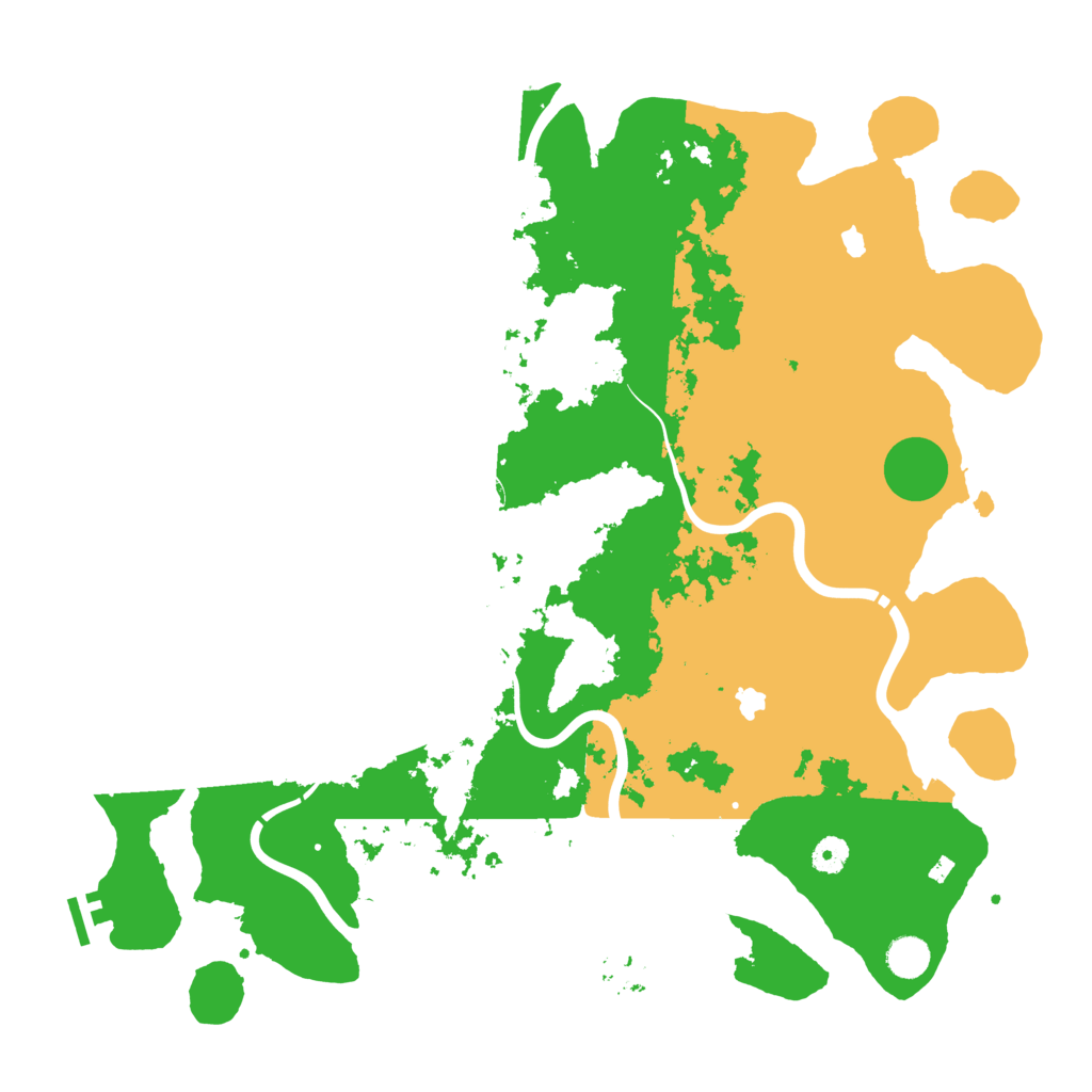 Biome Rust Map: Procedural Map, Size: 4500, Seed: 1190847979