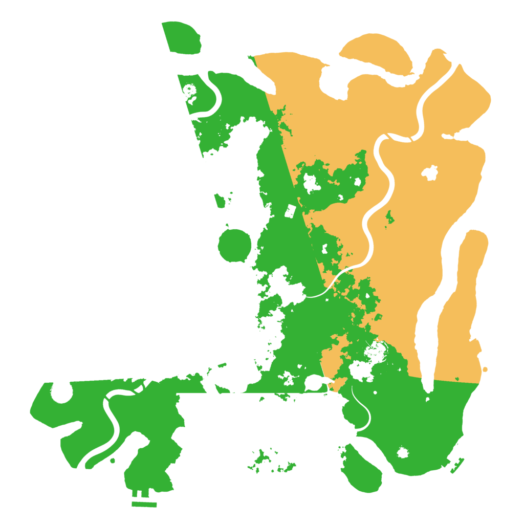 Biome Rust Map: Procedural Map, Size: 4250, Seed: 393654226