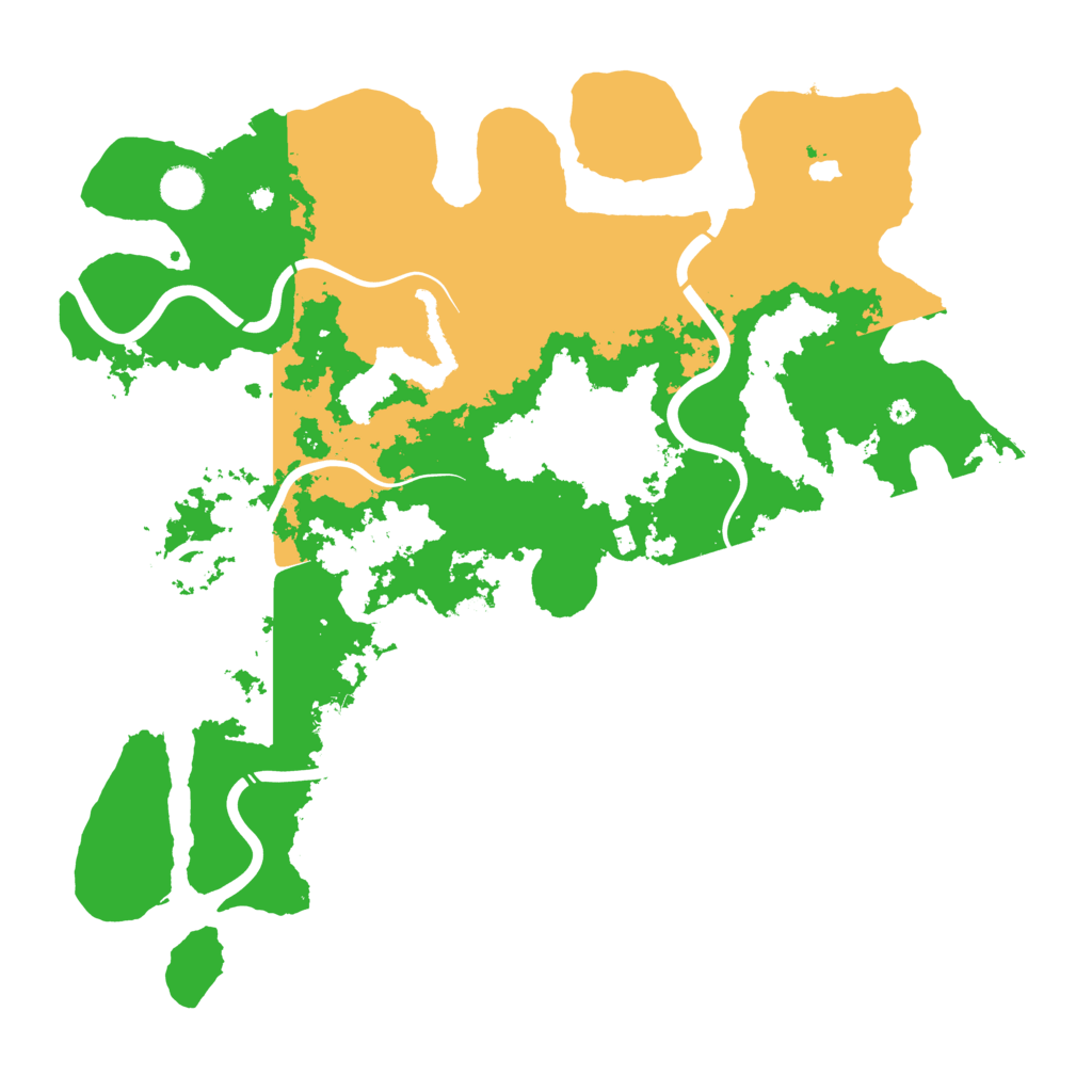 Biome Rust Map: Procedural Map, Size: 4400, Seed: 33090000