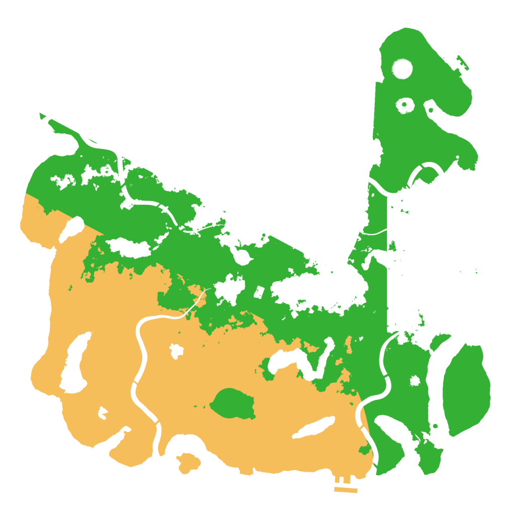 Biome Rust Map: Procedural Map, Size: 4500, Seed: 443419366