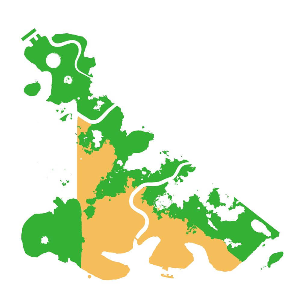Biome Rust Map: Procedural Map, Size: 3650, Seed: 2089529279