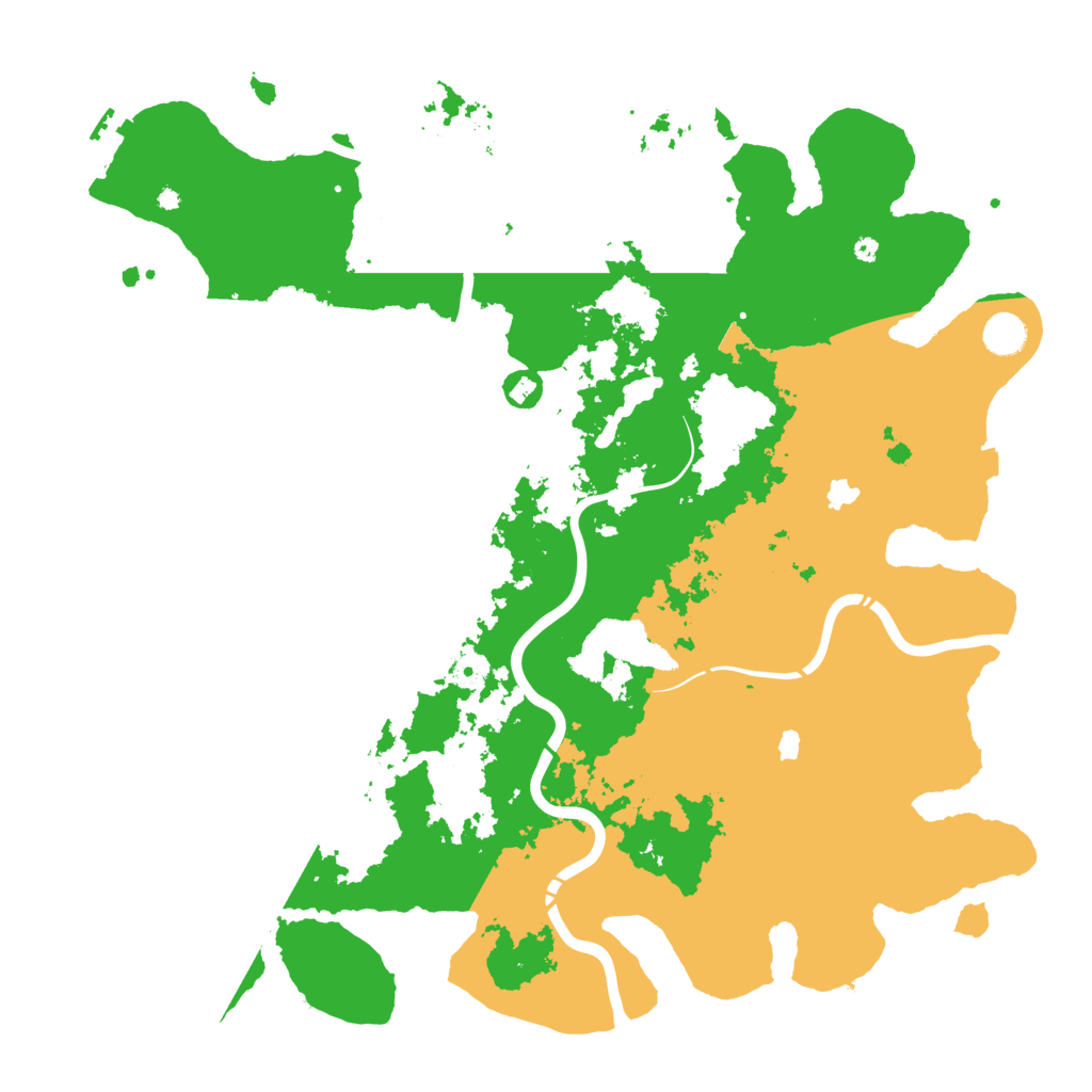 Biome Rust Map: Procedural Map, Size: 4500, Seed: 150348361