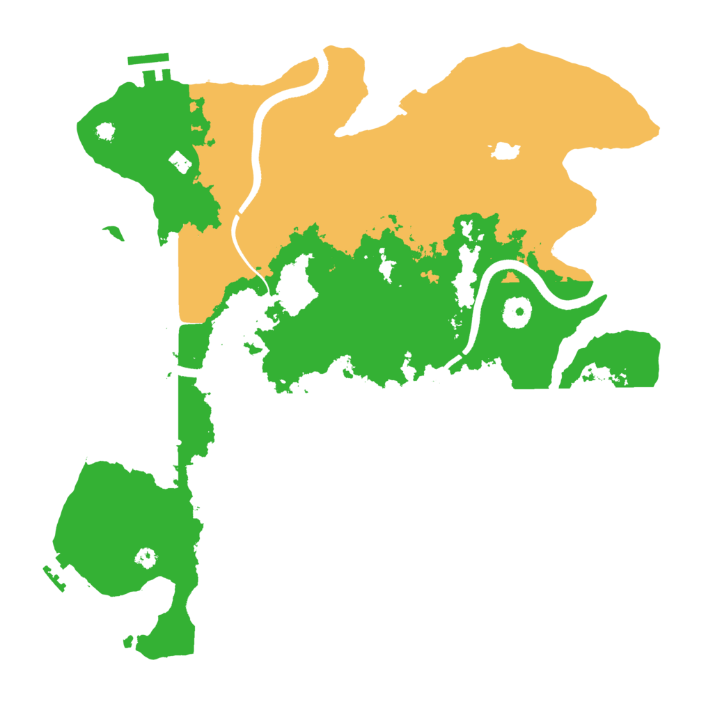 Biome Rust Map: Procedural Map, Size: 3500, Seed: 982313852