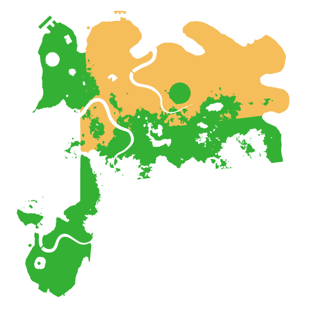 Biome Rust Map: Procedural Map, Size: 4000, Seed: 1489125845