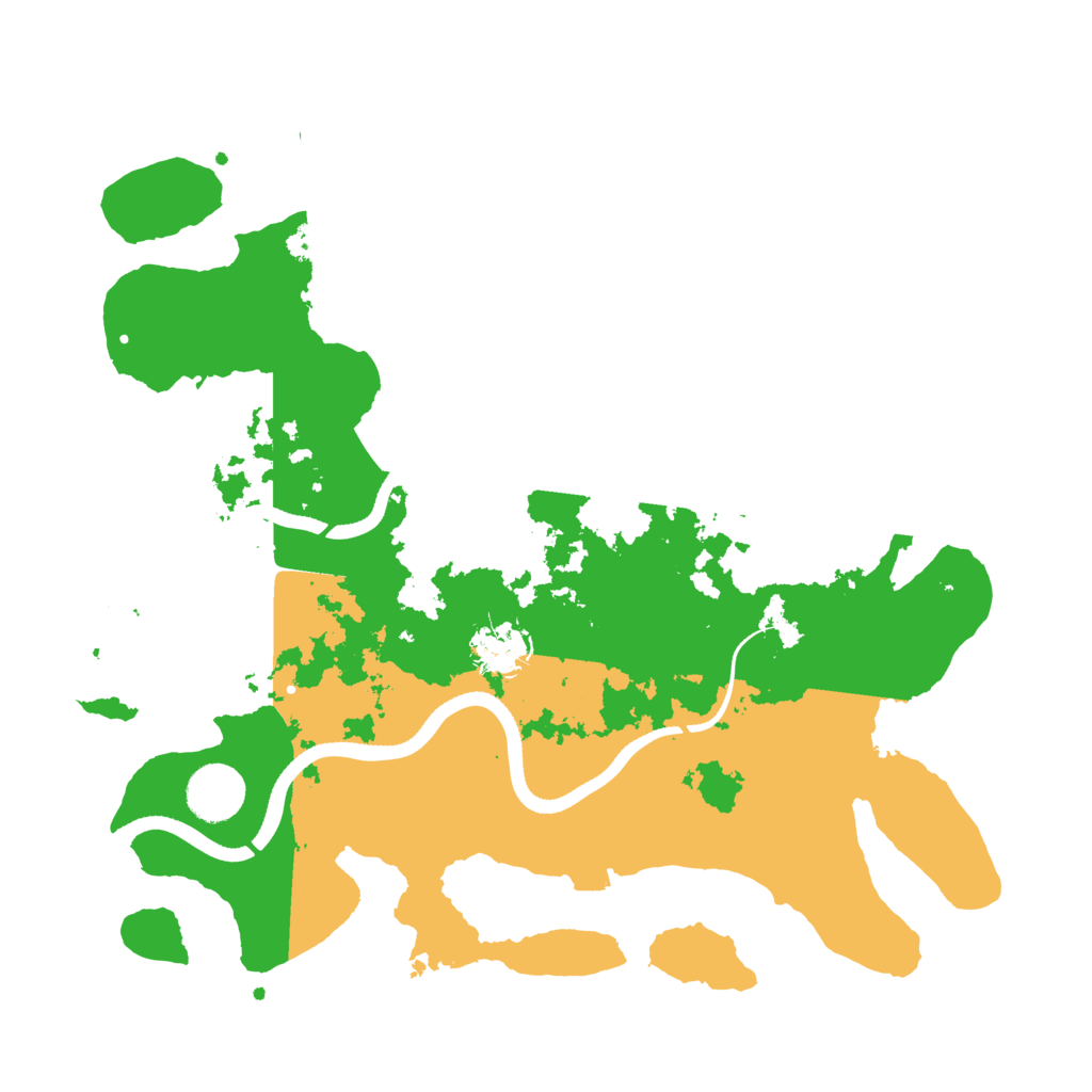 Biome Rust Map: Procedural Map, Size: 3500, Seed: 1266548208