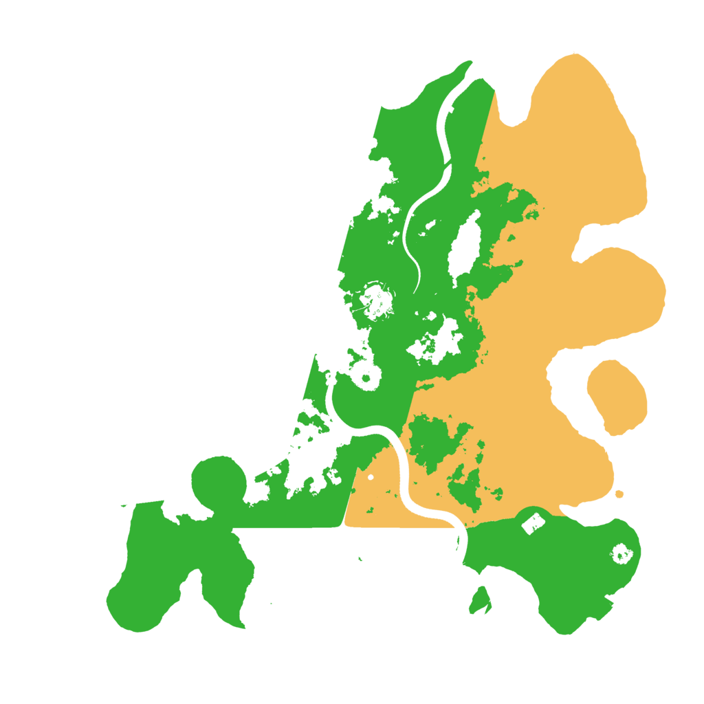Biome Rust Map: Procedural Map, Size: 3500, Seed: 1084056761