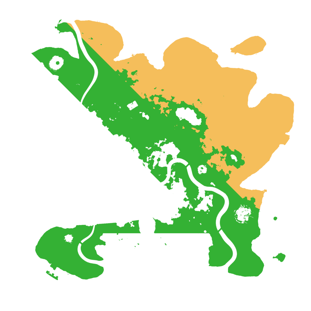 Biome Rust Map: Procedural Map, Size: 3400, Seed: 791202880