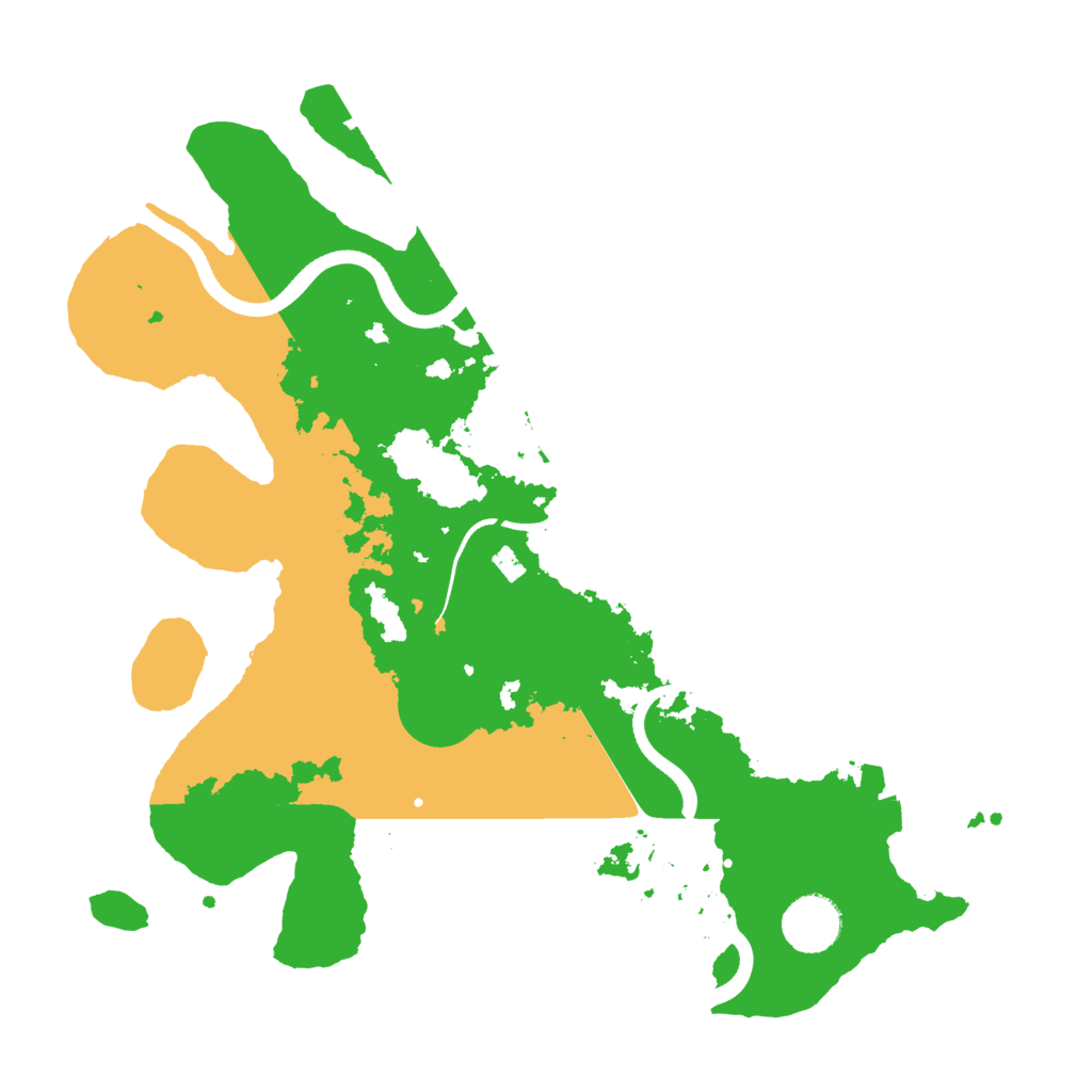 Biome Rust Map: Procedural Map, Size: 3500, Seed: 339449