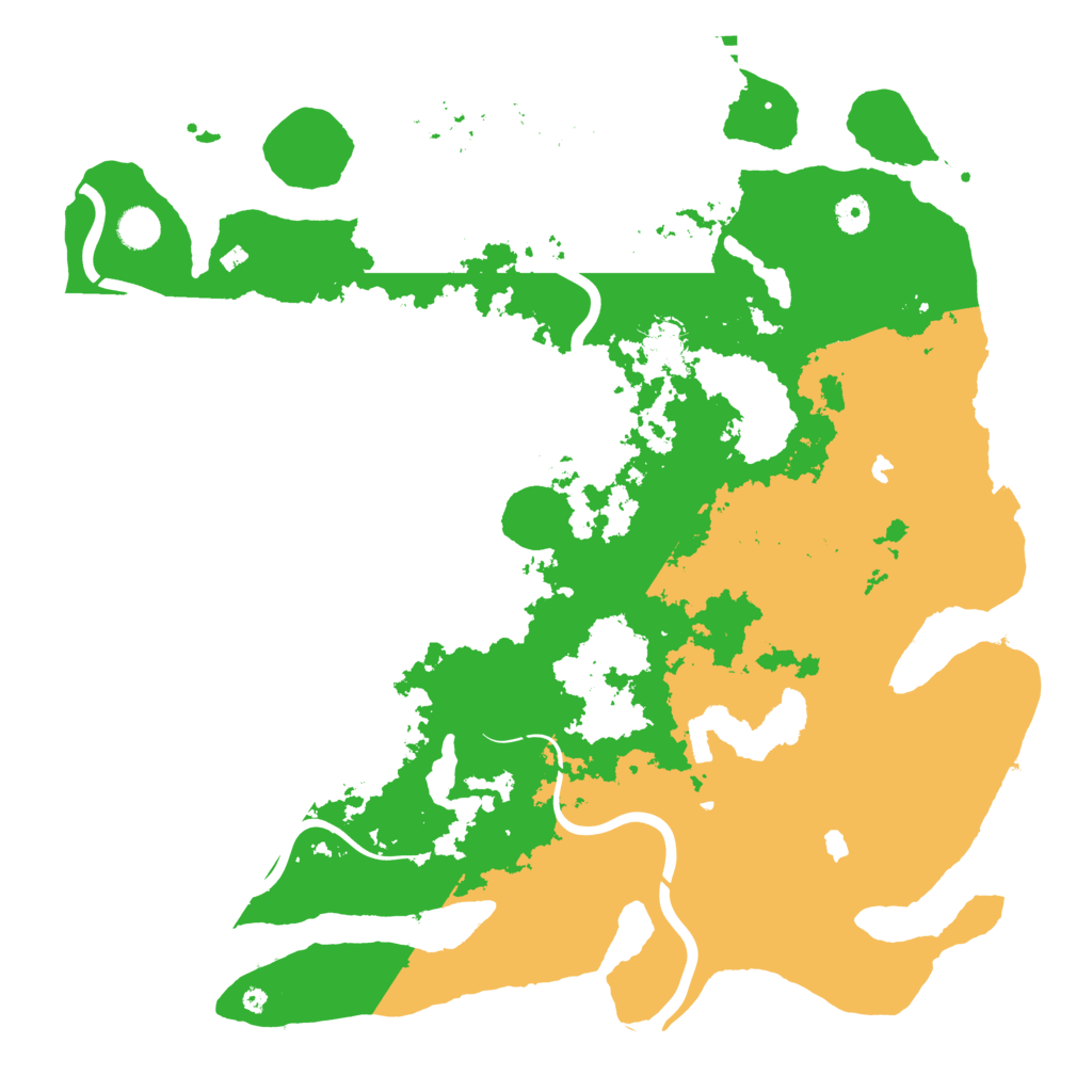 Biome Rust Map: Procedural Map, Size: 4500, Seed: 52578398