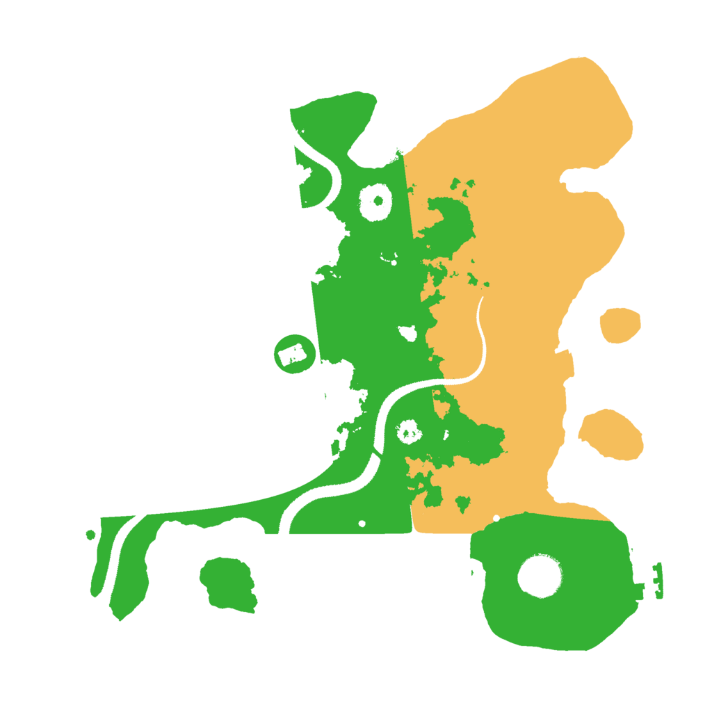 Biome Rust Map: Procedural Map, Size: 3000, Seed: 354842266