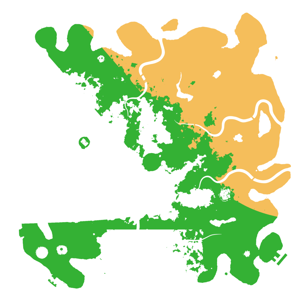 Biome Rust Map: Procedural Map, Size: 4500, Seed: 817755773