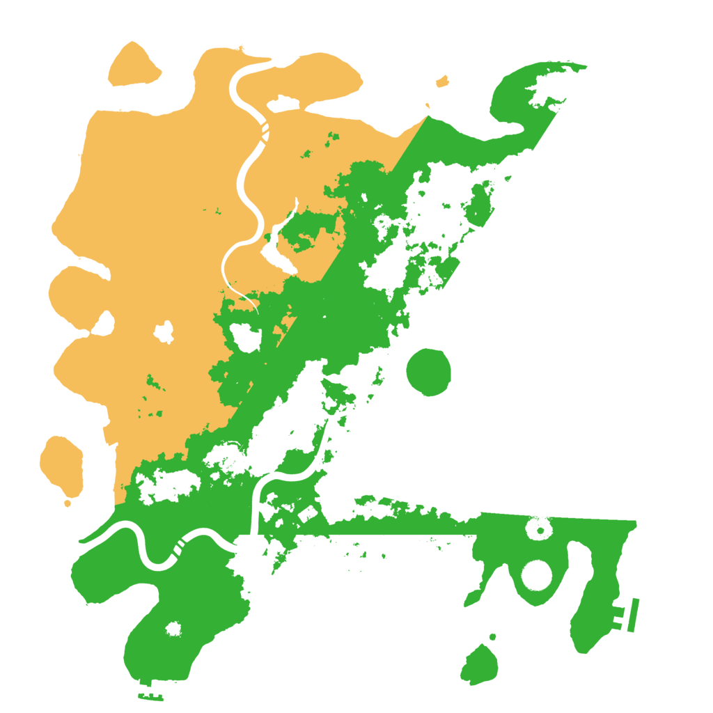 Biome Rust Map: Procedural Map, Size: 4250, Seed: 1258504916