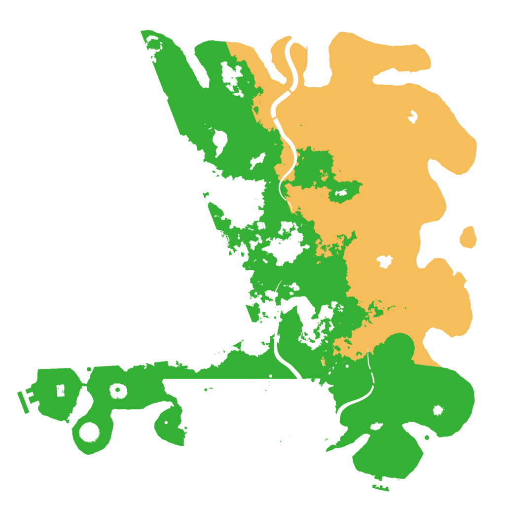 Biome Rust Map: Procedural Map, Size: 4500, Seed: 1570670938