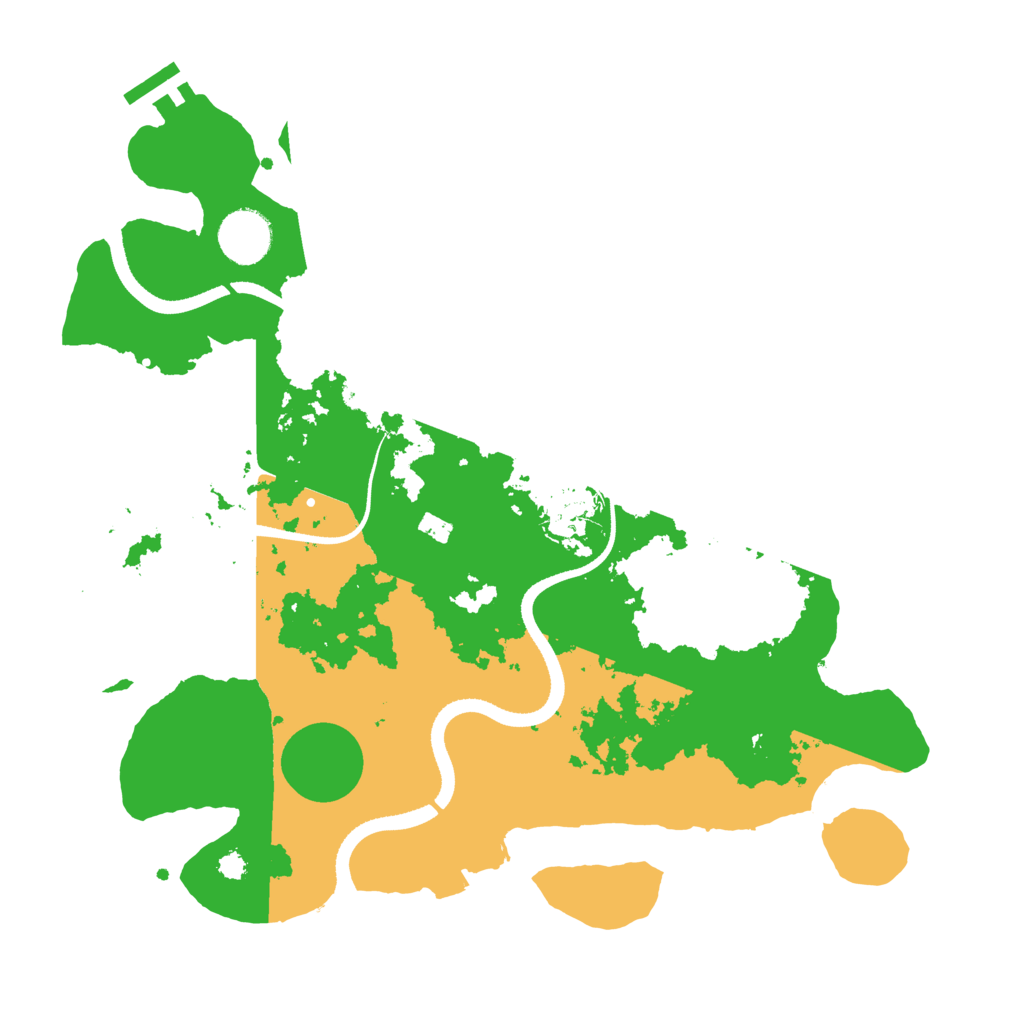 Biome Rust Map: Procedural Map, Size: 3400, Seed: 13231