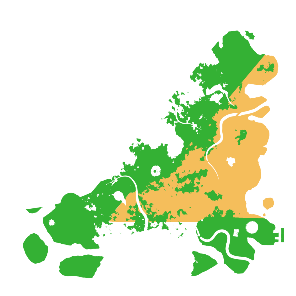 Biome Rust Map: Procedural Map, Size: 4250, Seed: 150290591
