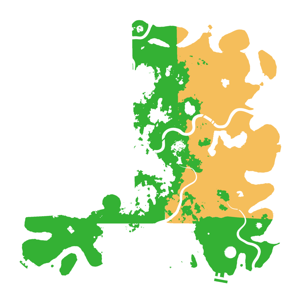 Biome Rust Map: Procedural Map, Size: 4500, Seed: 297677793