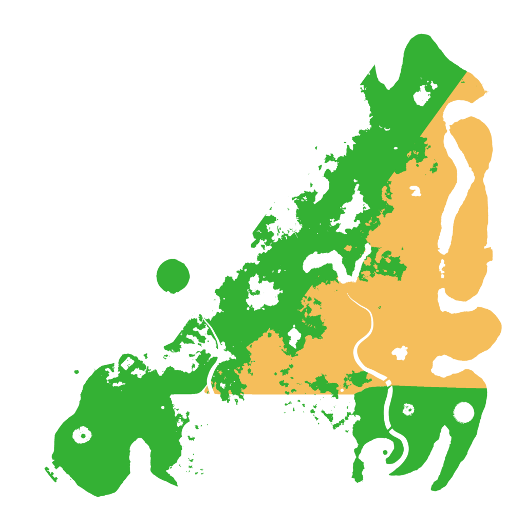Biome Rust Map: Procedural Map, Size: 4500, Seed: 380228462