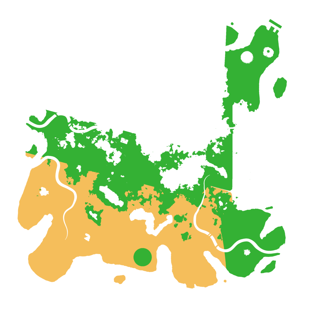 Biome Rust Map: Procedural Map, Size: 4500, Seed: 176125038