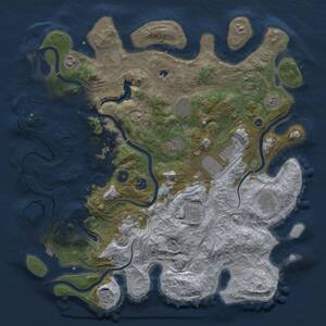 Thumbnail Rust Map: Procedural Map, Size: 4250, Seed: 977220072, 15 Monuments