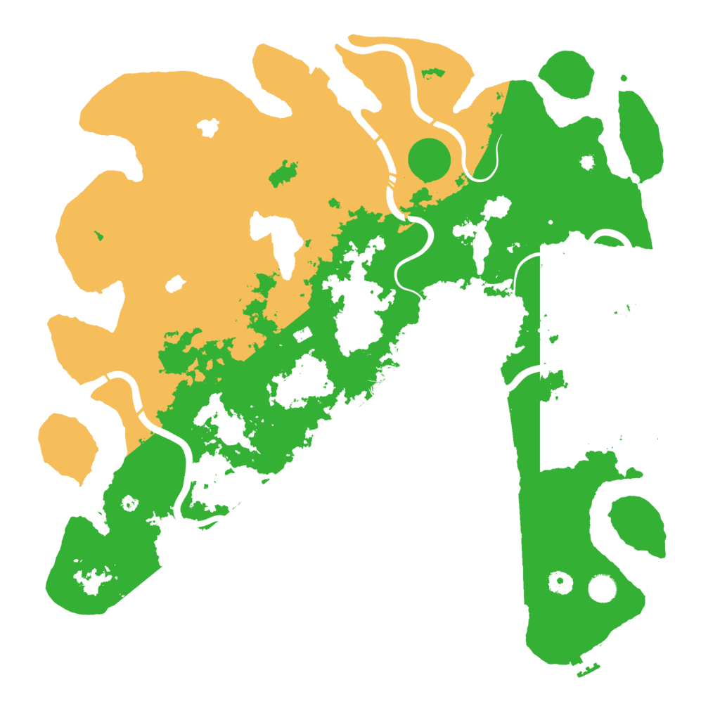 Biome Rust Map: Procedural Map, Size: 4500, Seed: 1284444462