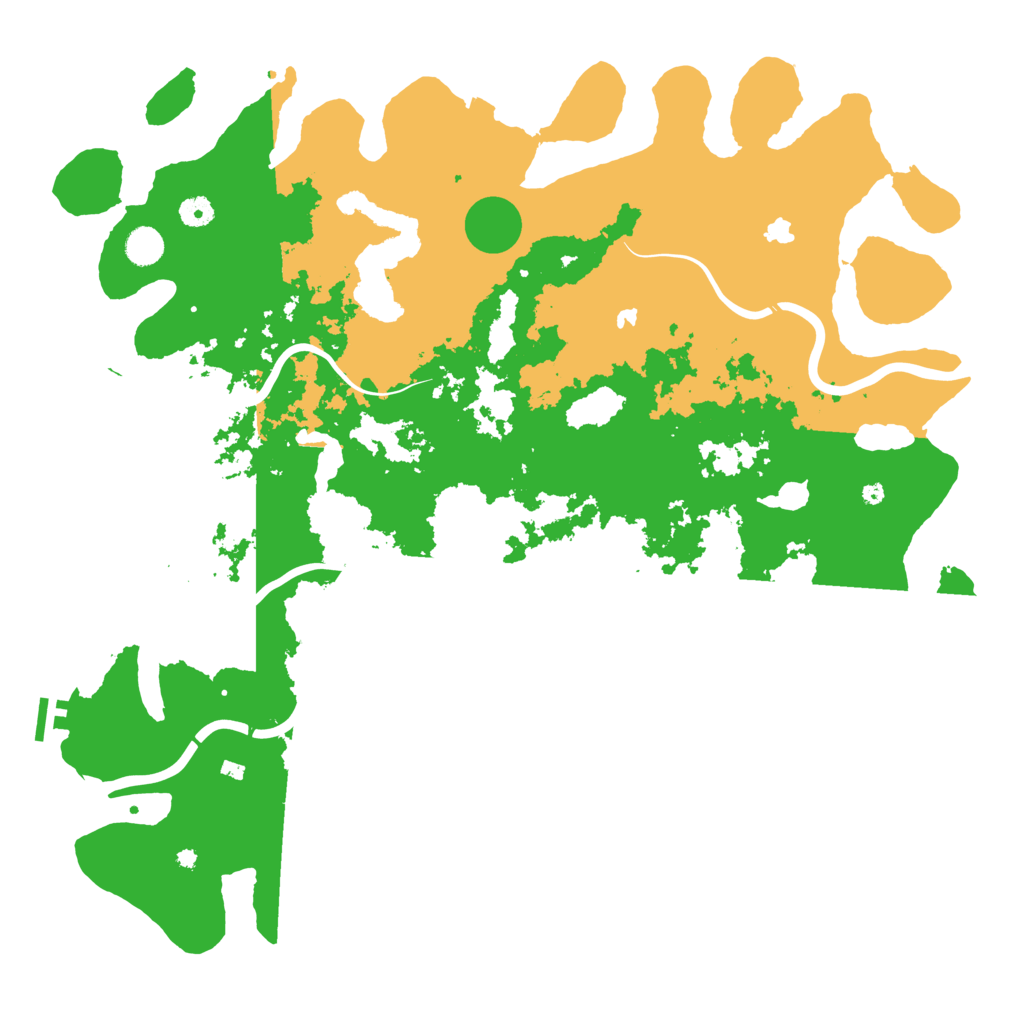 Biome Rust Map: Procedural Map, Size: 4750, Seed: 50061