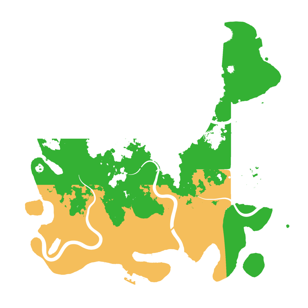 Biome Rust Map: Procedural Map, Size: 3750, Seed: 1837309228