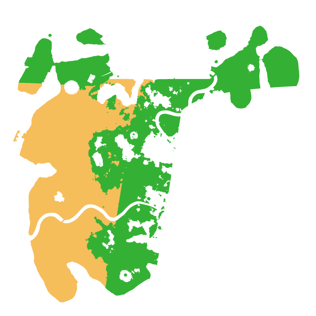 Biome Rust Map: Procedural Map, Size: 4000, Seed: 19283