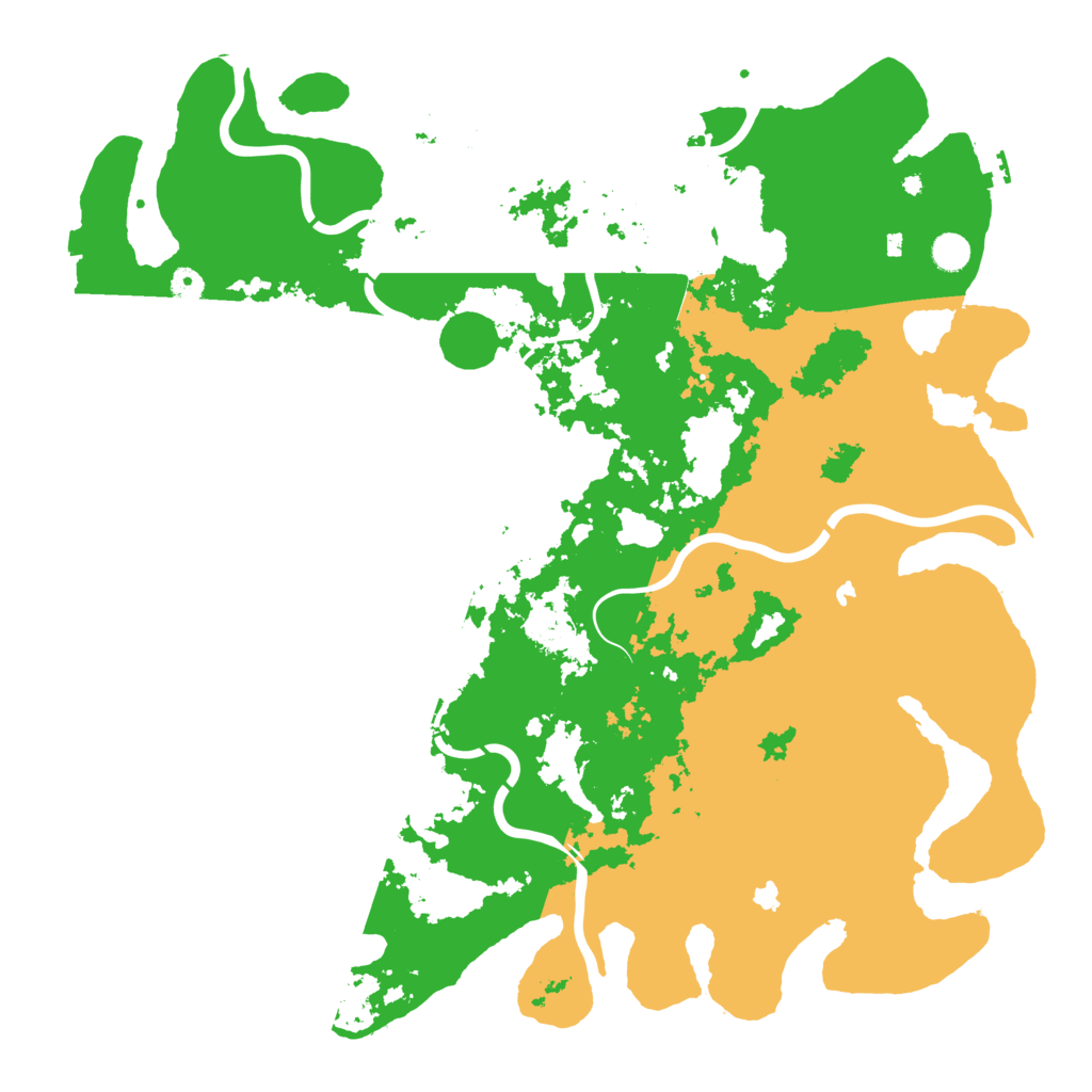 Biome Rust Map: Procedural Map, Size: 5000, Seed: 747958054