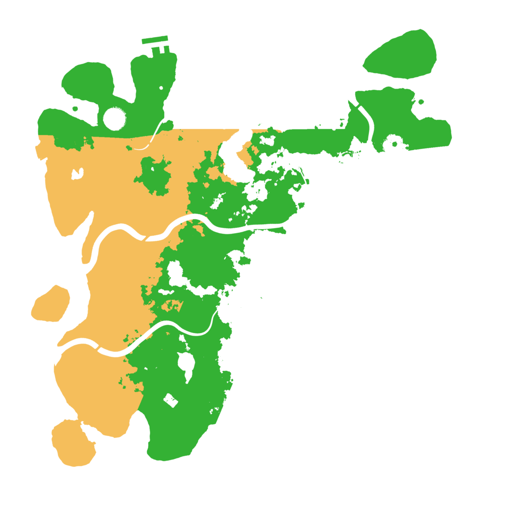 Biome Rust Map: Procedural Map, Size: 4000, Seed: 842398971