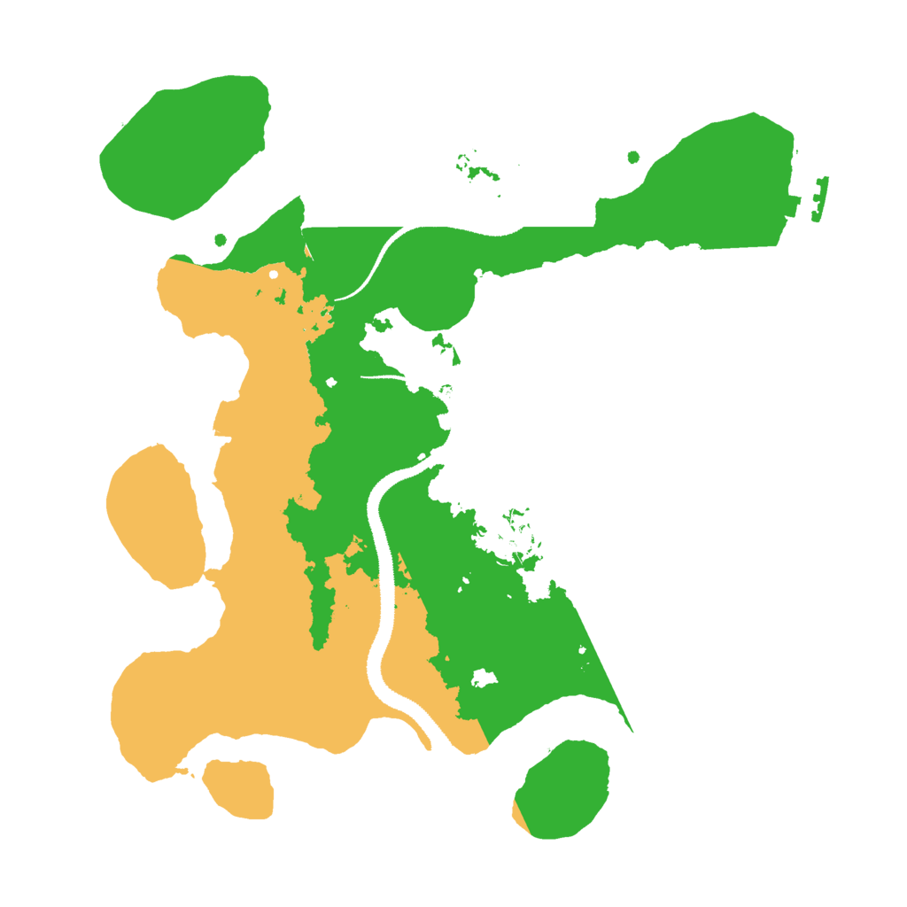 Biome Rust Map: Procedural Map, Size: 2967, Seed: 69696969