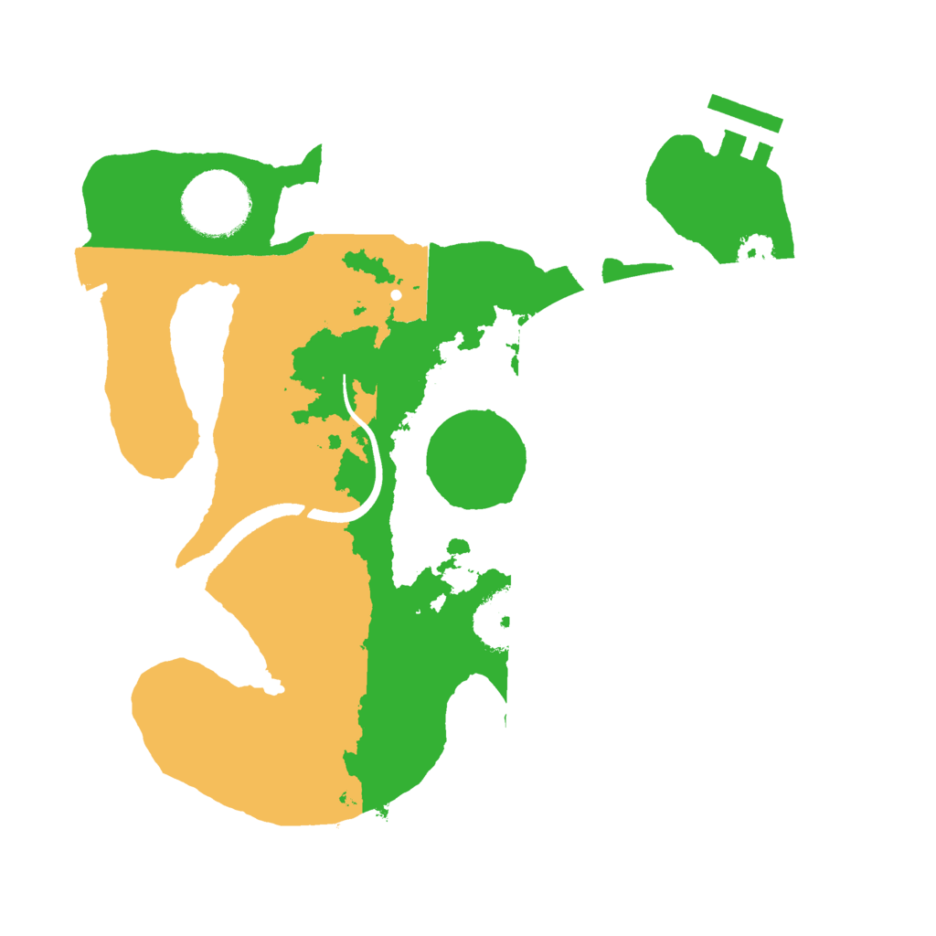 Biome Rust Map: Procedural Map, Size: 2500, Seed: 904062068