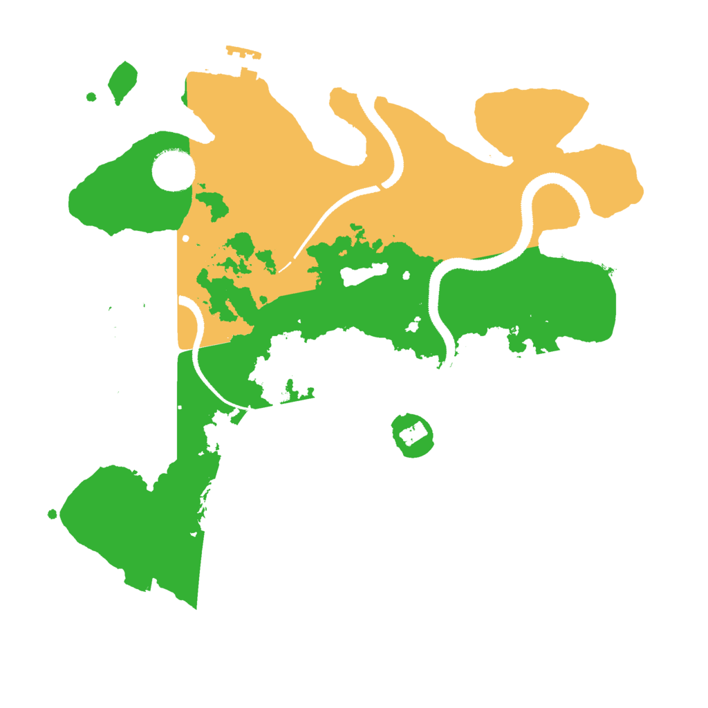 Biome Rust Map: Procedural Map, Size: 3000, Seed: 789433923