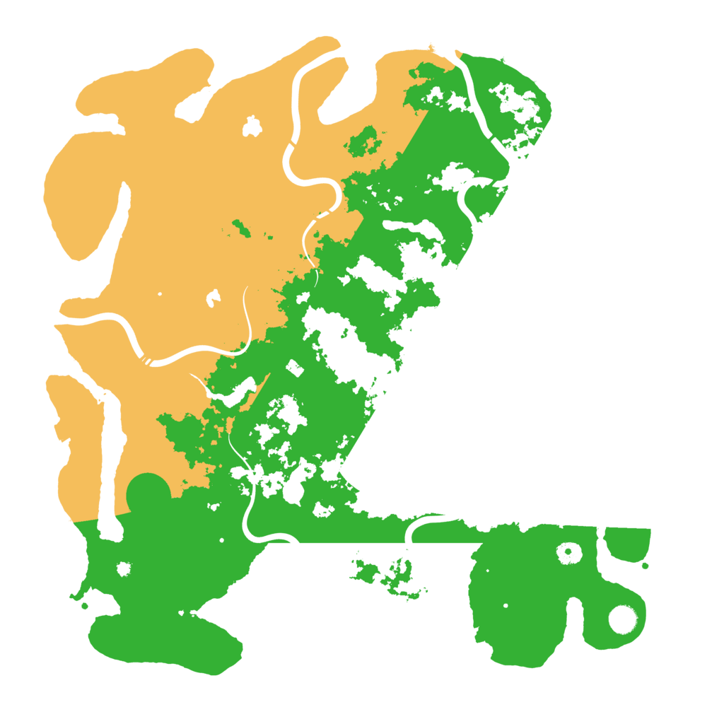 Biome Rust Map: Procedural Map, Size: 4500, Seed: 395354414