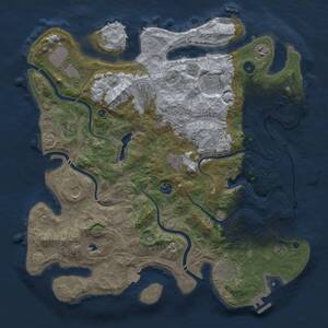 Thumbnail Rust Map: Procedural Map, Size: 4250, Seed: 1025329933, 16 Monuments