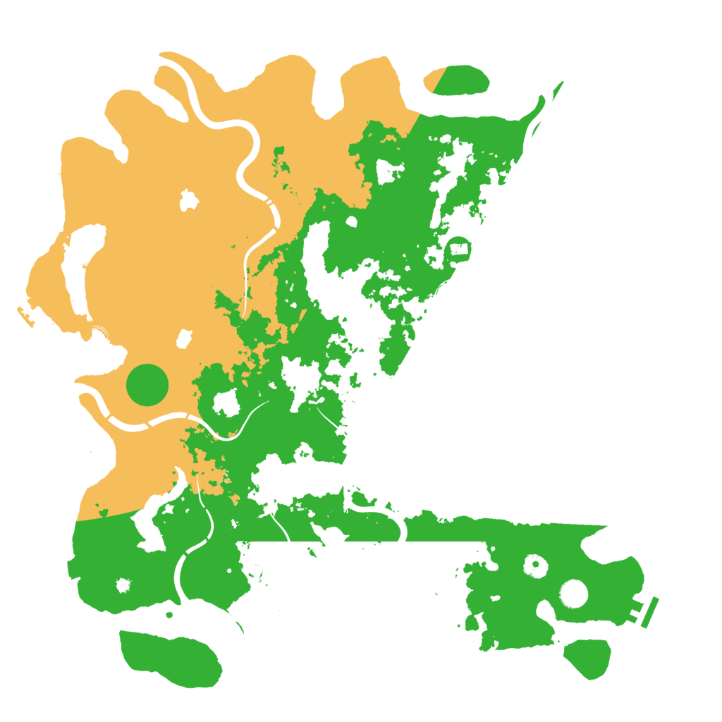 Biome Rust Map: Procedural Map, Size: 4500, Seed: 777712340