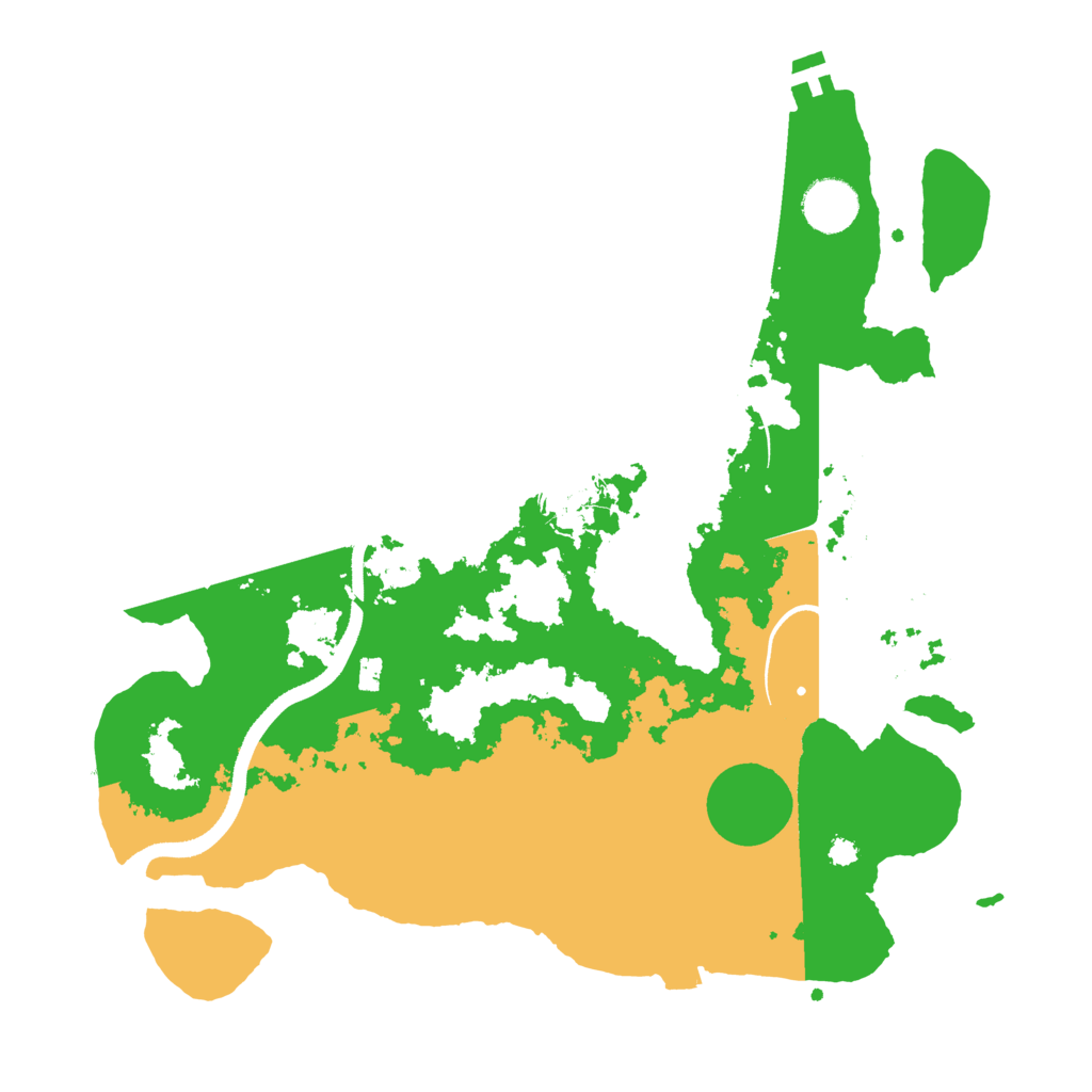 Biome Rust Map: Procedural Map, Size: 3500, Seed: 147063294