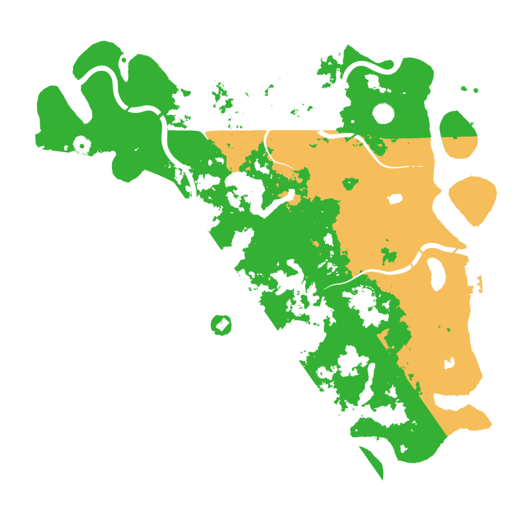Biome Rust Map: Procedural Map, Size: 4500, Seed: 2511064