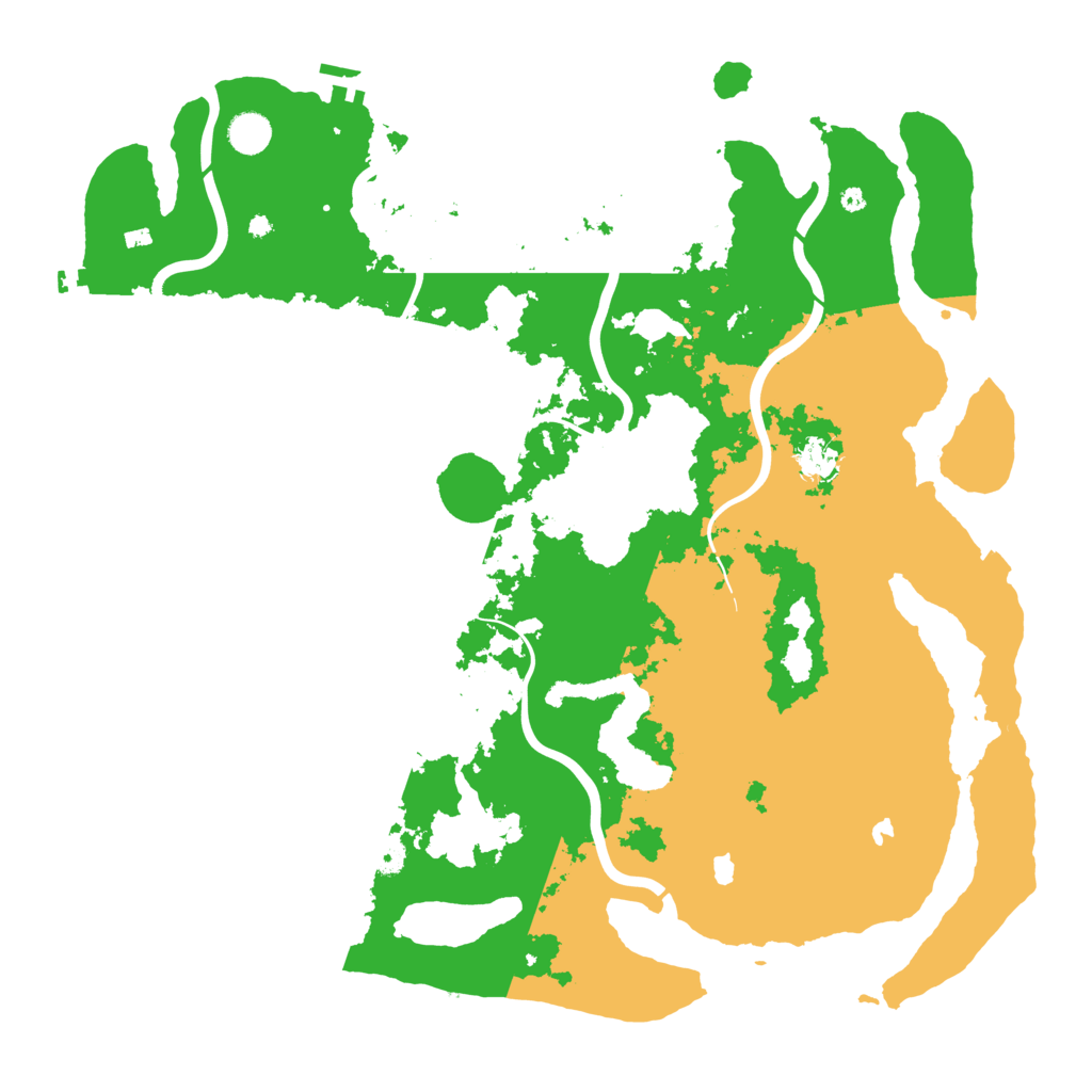 Biome Rust Map: Procedural Map, Size: 4500, Seed: 935702314