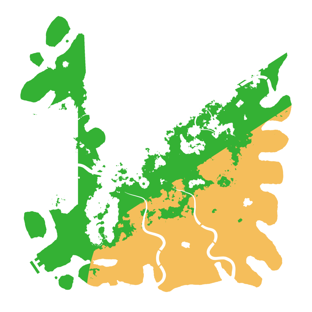 Biome Rust Map: Procedural Map, Size: 4500, Seed: 566705674