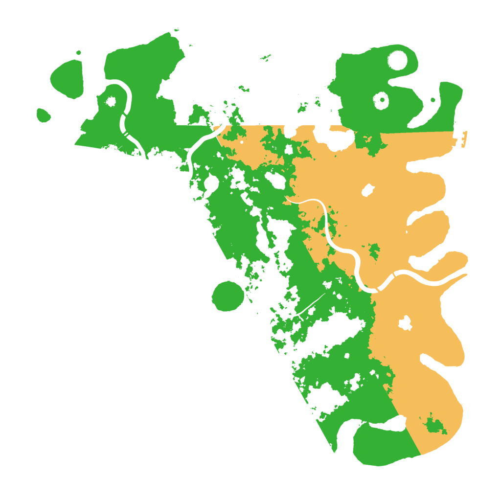 Biome Rust Map: Procedural Map, Size: 4500, Seed: 291860962