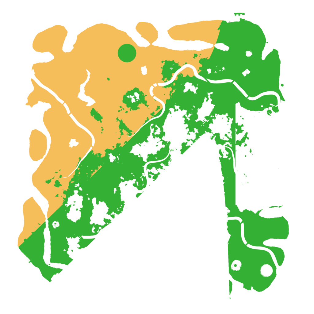 Biome Rust Map: Procedural Map, Size: 4500, Seed: 654033341