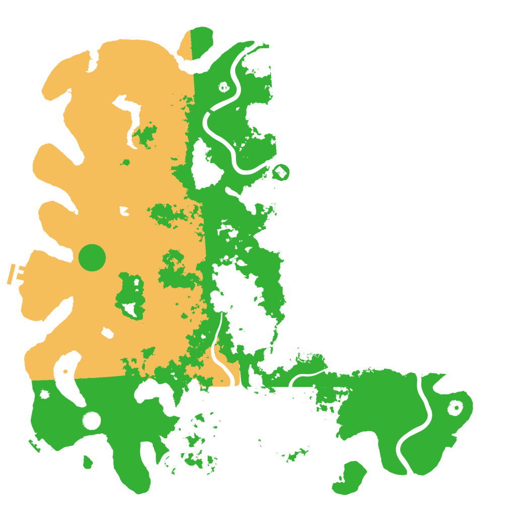 Biome Rust Map: Procedural Map, Size: 5000, Seed: 965705716