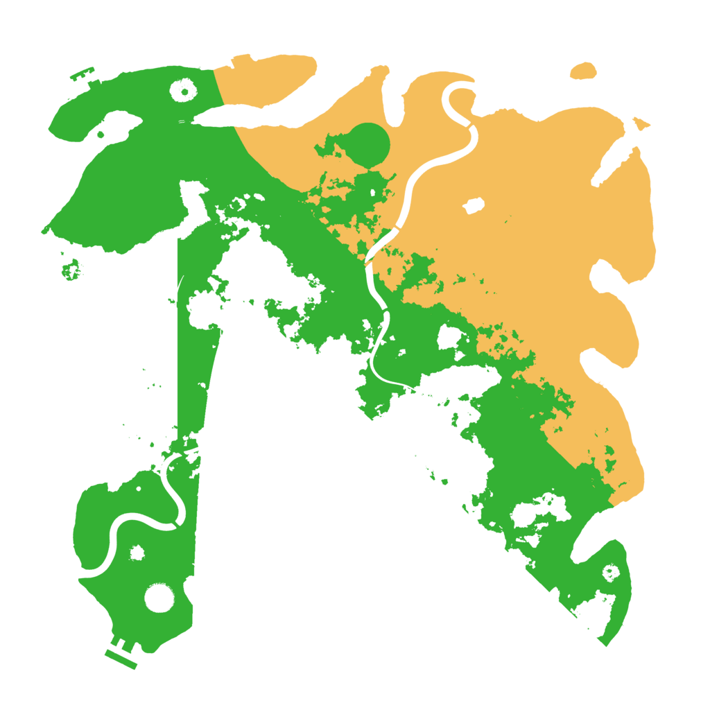 Biome Rust Map: Procedural Map, Size: 4250, Seed: 537046015