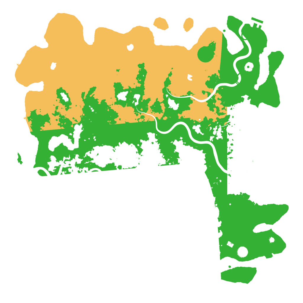 Biome Rust Map: Procedural Map, Size: 5000, Seed: 1043012627