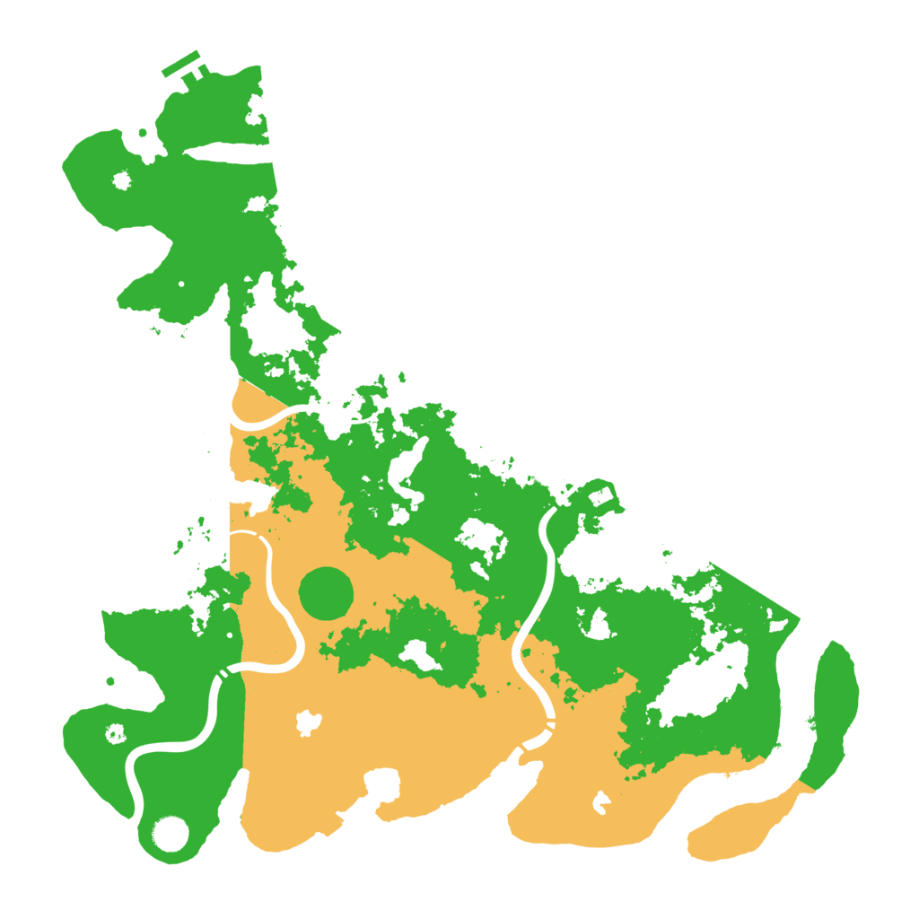 Biome Rust Map: Procedural Map, Size: 4500, Seed: 12052025