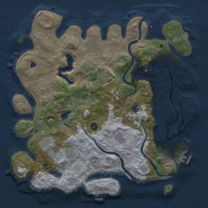 Thumbnail Rust Map: Procedural Map, Size: 4250, Seed: 365, 16 Monuments