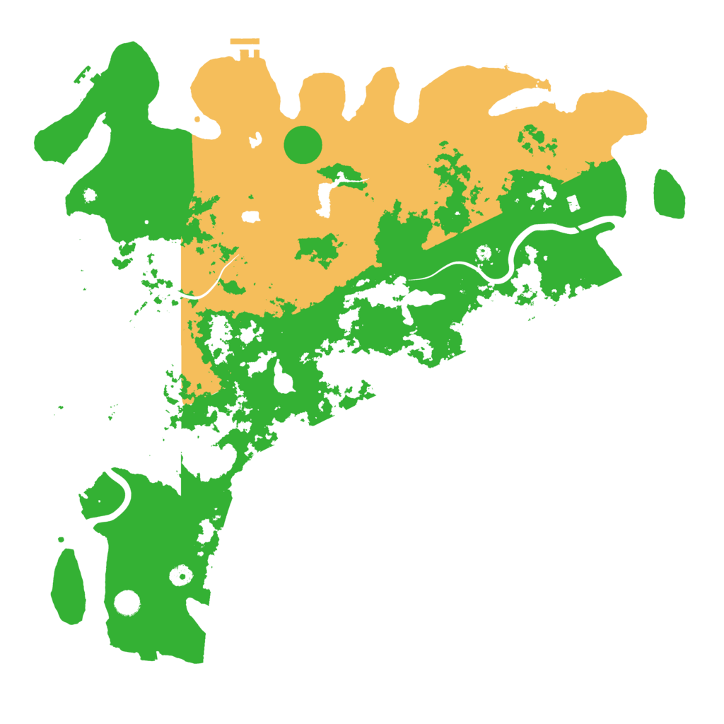 Biome Rust Map: Procedural Map, Size: 5000, Seed: 412254212